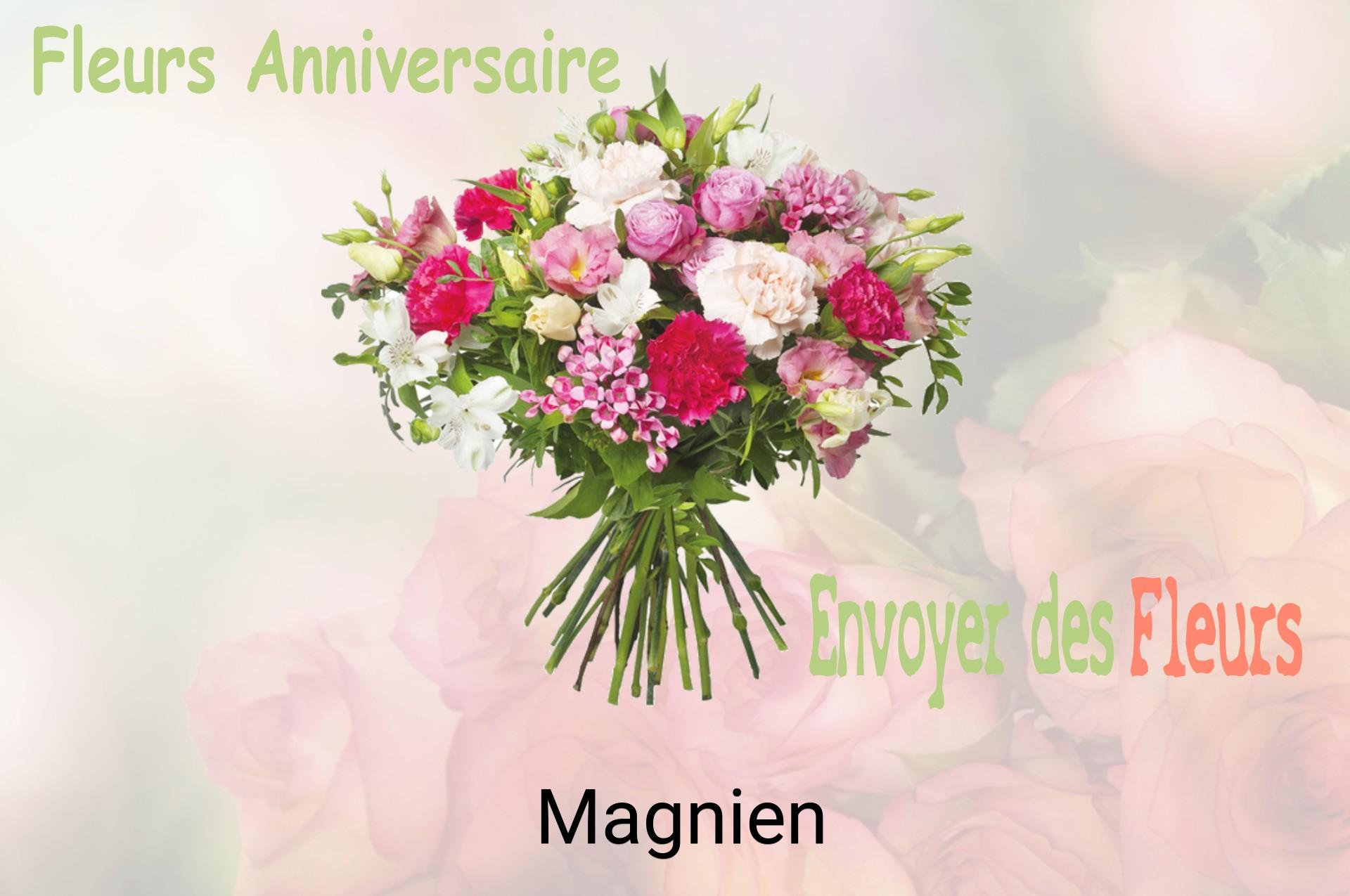 Bouquet de fleurs d’anniversaire livré à Magnien